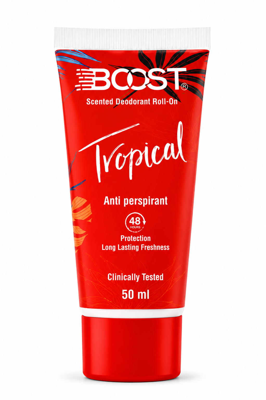 Tropical Roll-On Deodorant – 48 Hour Protection – Berry & Floral